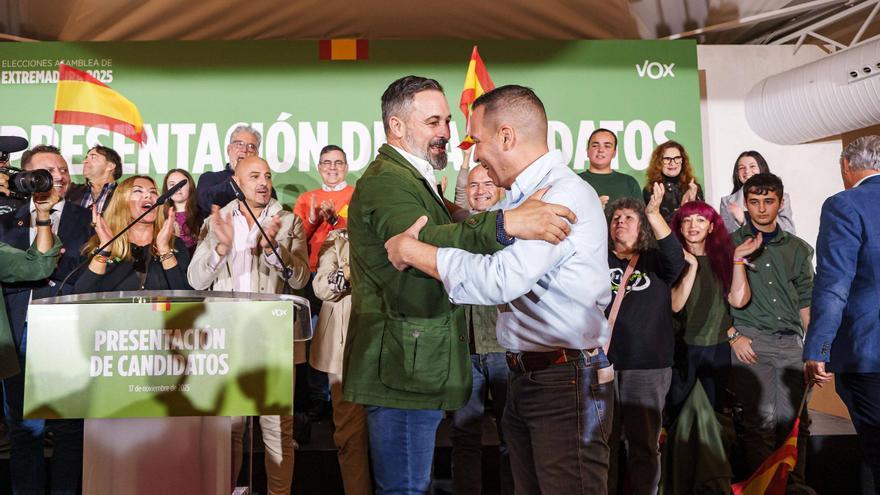 FOTOGALERÍA | Santiago Abascal en Mérida en la presentación de los candidatos de Vox