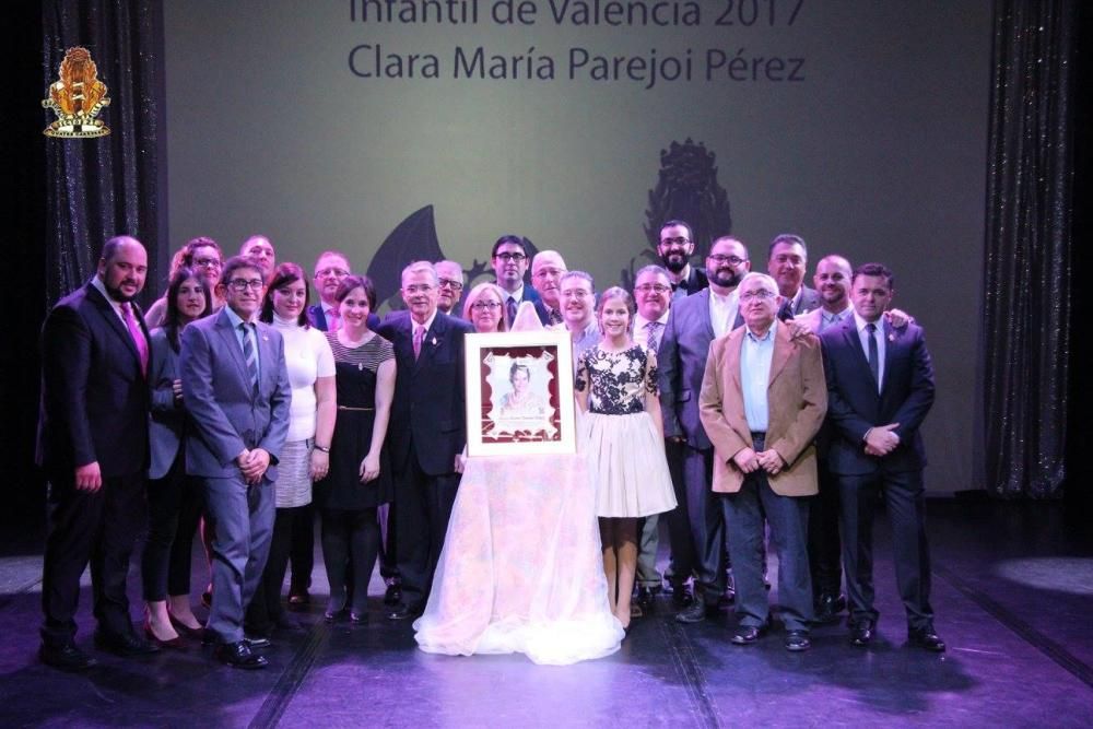 Homenaje de las fallas de Quatre Carreres a Clara María Parejo