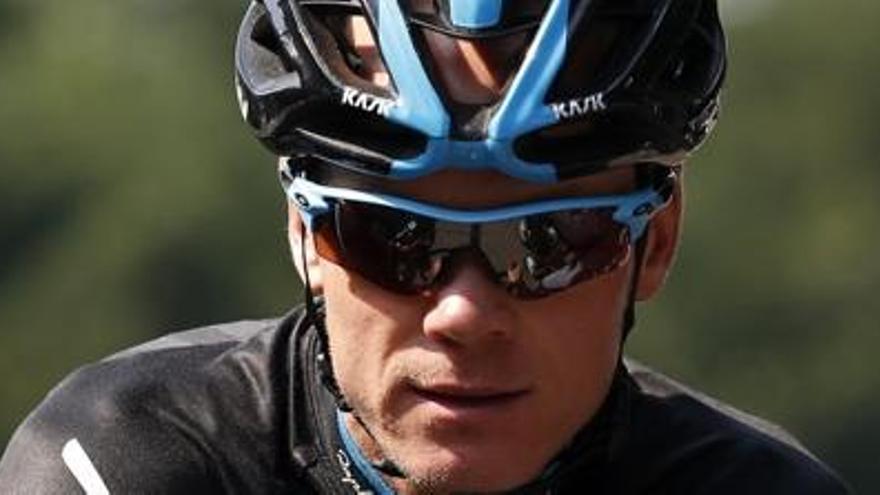 Chris Froome, el gran aspirant al costat de Contador.