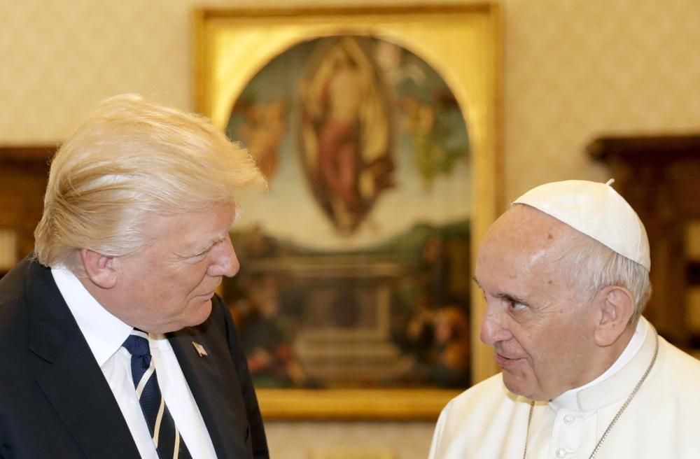 Encuentro de Trump y el Papa en el Vaticano