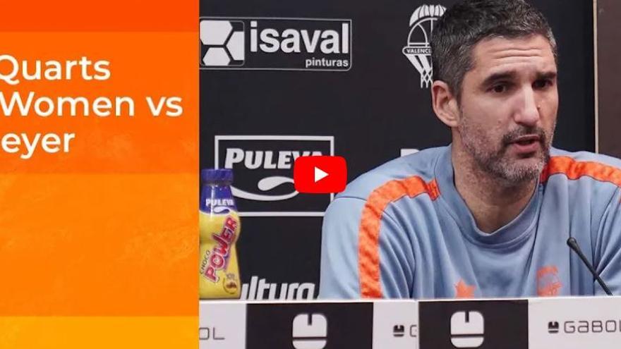 Declaraciones de Rubén Burgos en la previa del partido de vuelta de la EuroCup Women