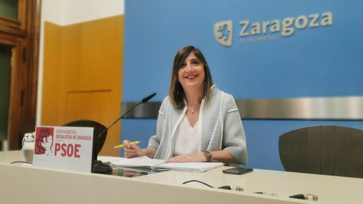 Lola Ranera, en la rueda de prensa de este viernes.