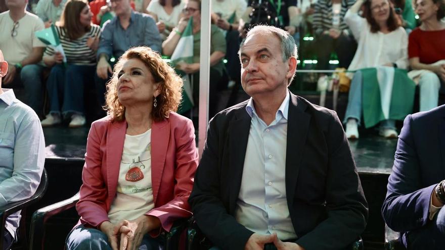 Montero, sobre Zapatero: “Tiene mi afecto y mi confianza”