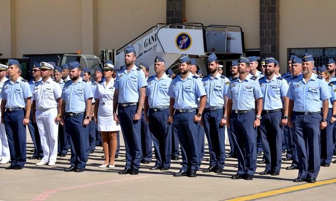 06/03/2019 BASE AEREA DE GANDO, TELDE. Acto de despedida del personal de 11º Contingente del Destacamento Grappa. (SAR). SANTI BLANCO