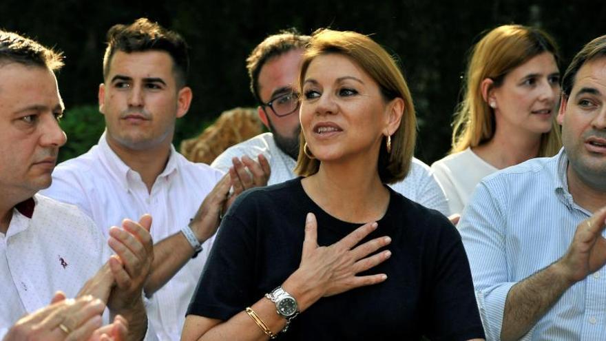 Cospedal durante un acto en Albacete.