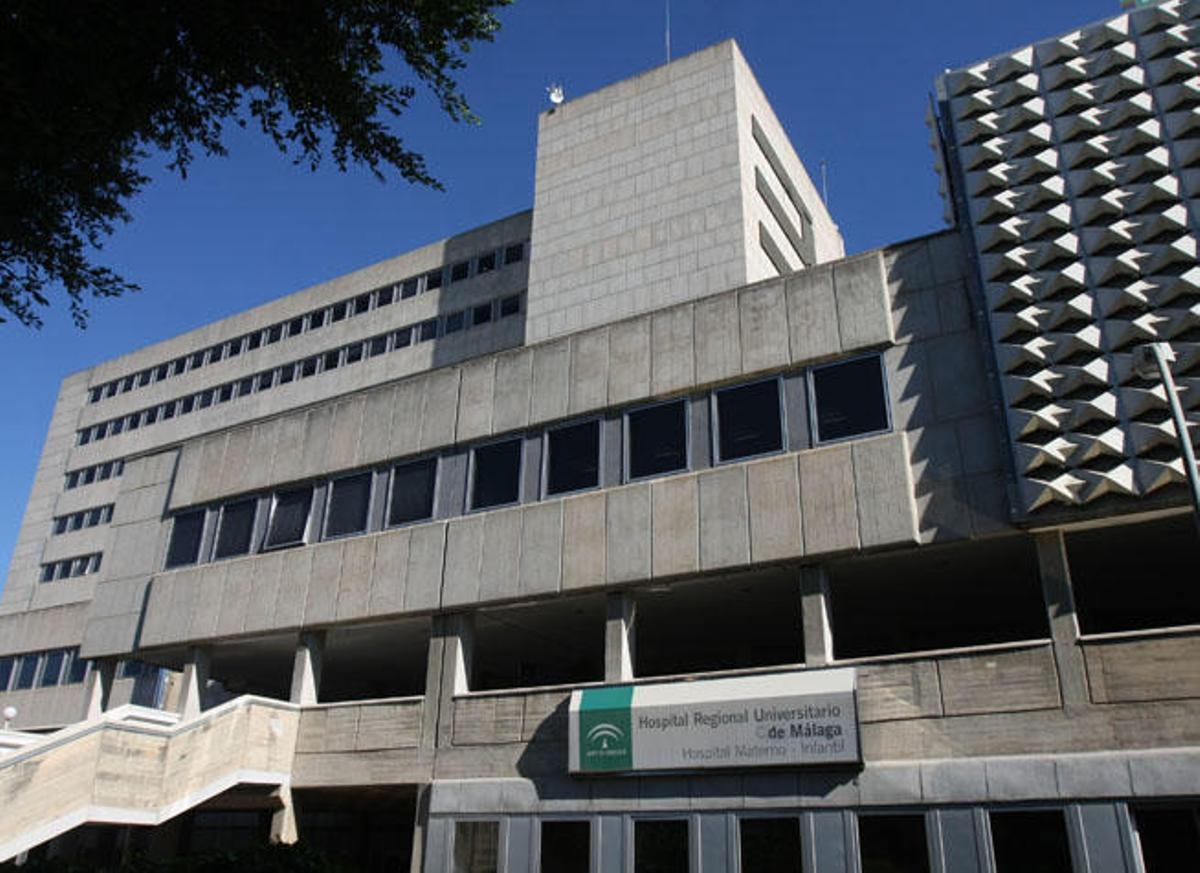 El Hospital Materno Infantil de Málaga.