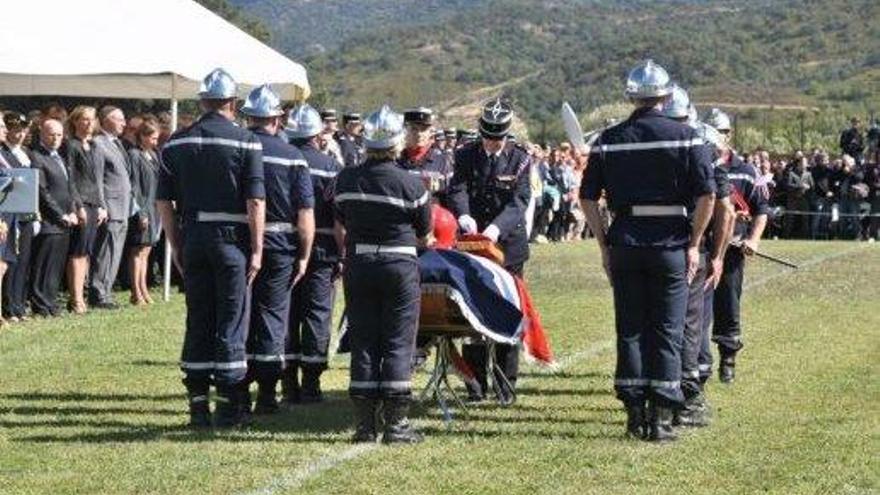 Sentit funeral al Voló per la bombera morta a Cervera