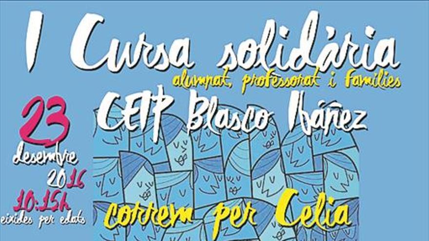 El CEIP Blasco Ibáñez ‘corre’ per a ajudar a Celia