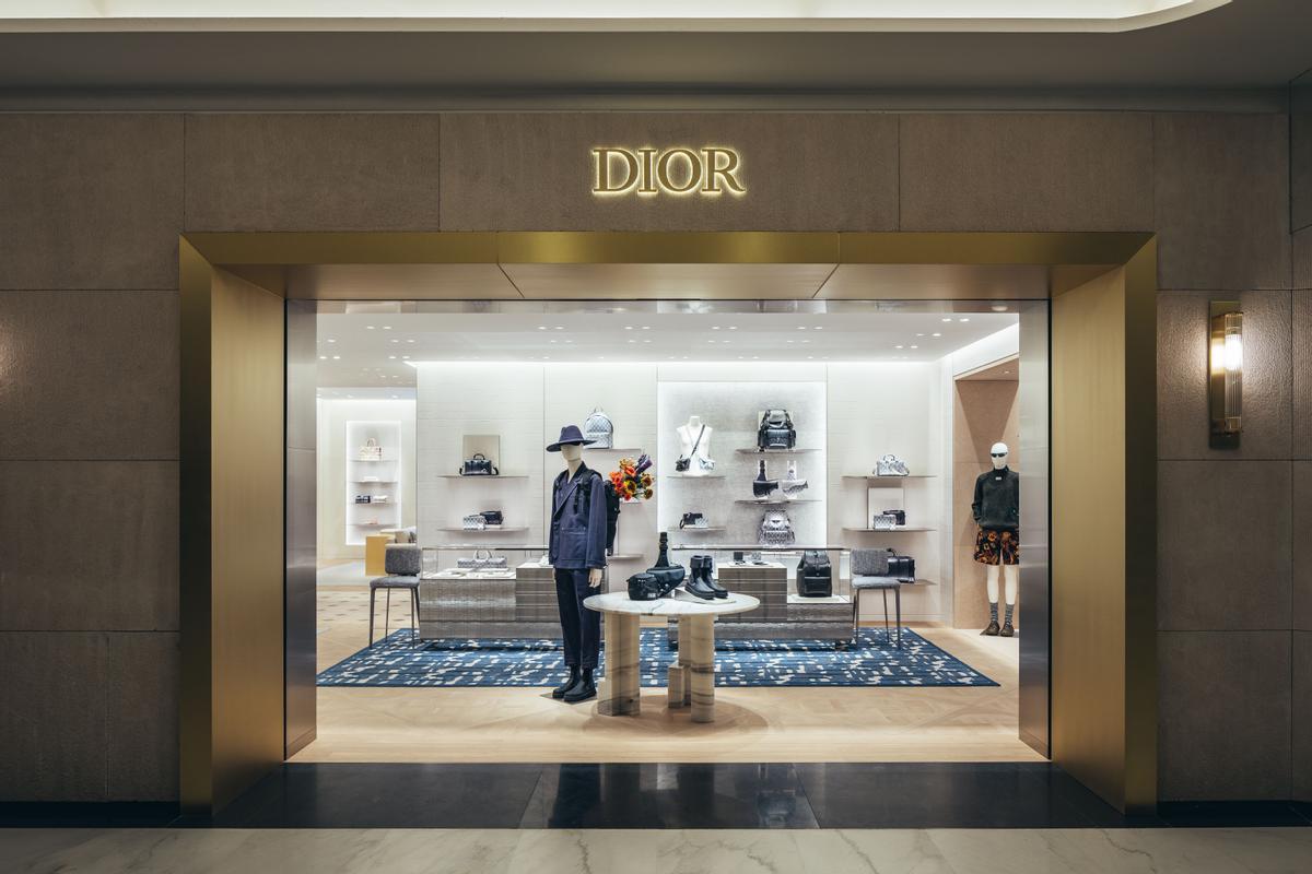 Boutique Dior en Madrid, caballero