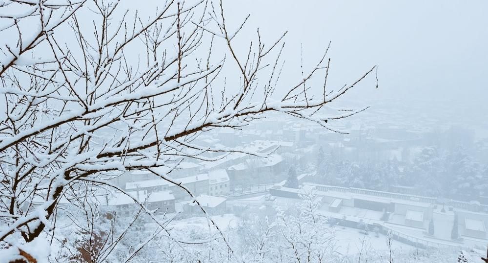 Neu a la Garrotxa.