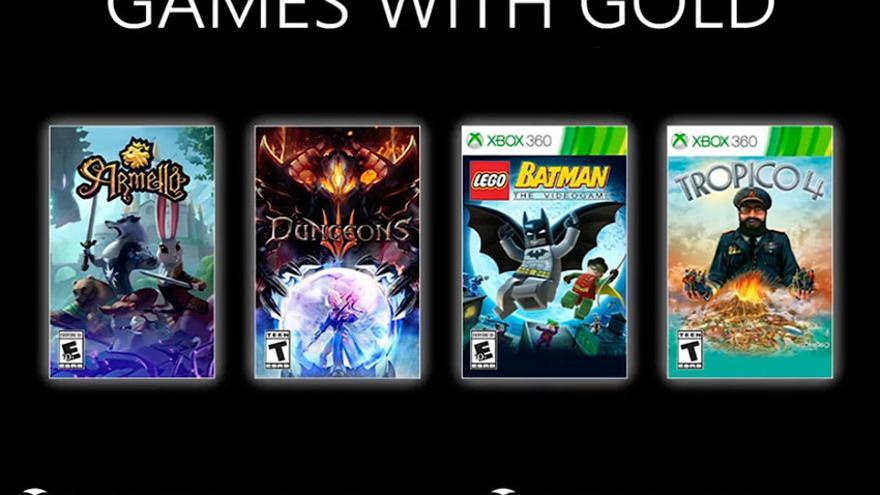 Juegos de Xbox Gold gratis para Xbox One y 360 de julio 2021