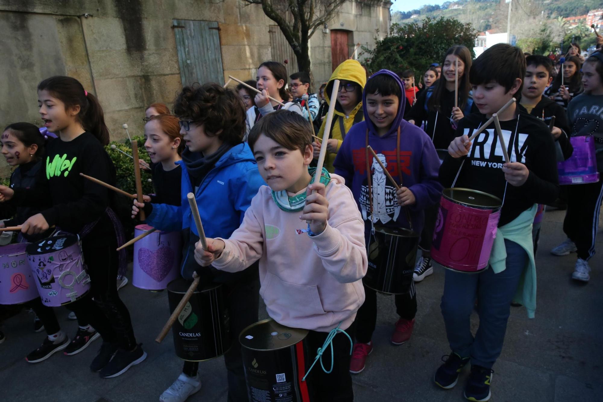 Los colegios, protagonistas en la previa del 25-N en O Morrazo