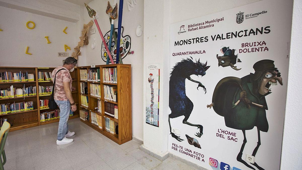 El photocall en el que los usuarios pueden hacerse una foto de recuerdo con algunos de los monstruos.