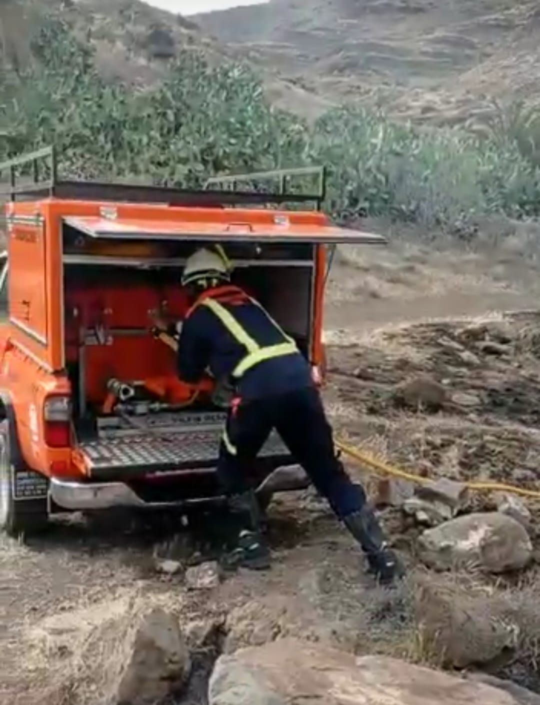 Incendio en Veneguera