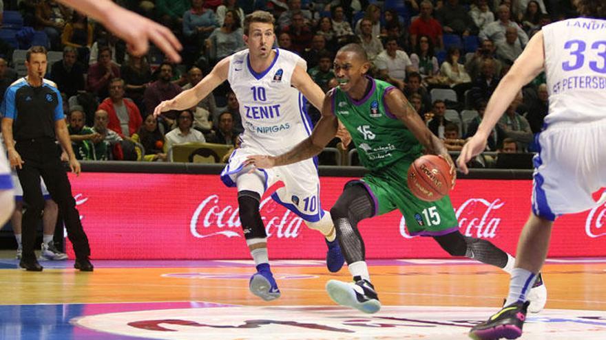 El Unicaja ganó al Zenit el miércoles en el Carpena.