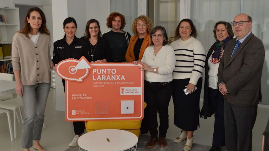 El instituto de Mos ya tiene su primer “punto naranja” contra el acoso escolar