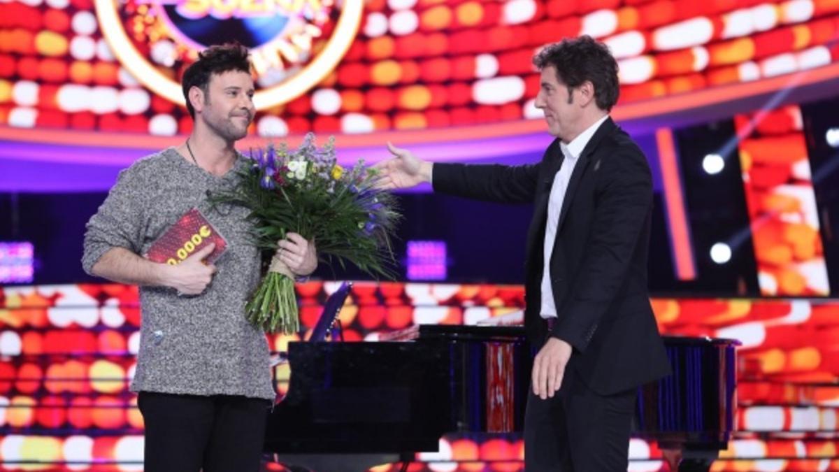 Miquel Fernández y Manel Fuentes en la gran final de 'Tu cara me suena 6'