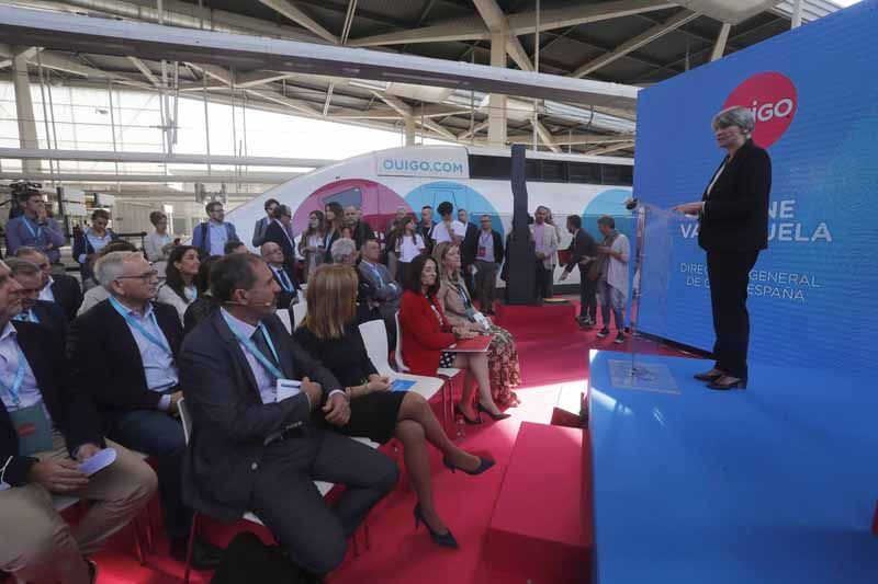 Presentación en València del tren de alta velocidad Ouigo