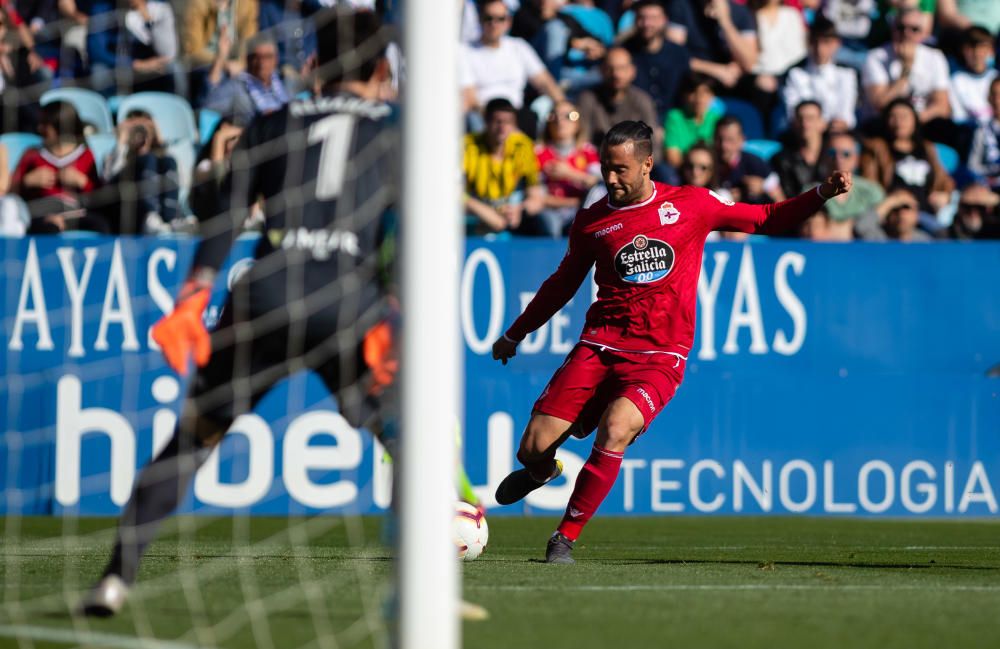 El Dépor gana en Zaragoza y sueña con el ascenso