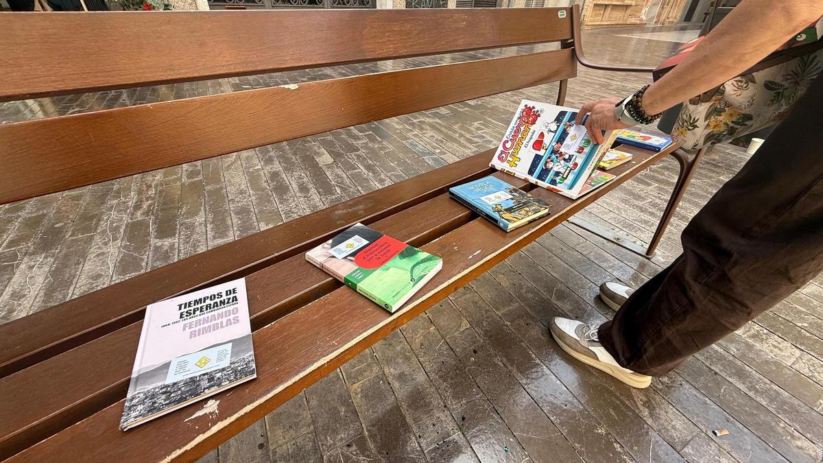 Libros que ha repartido la concejalía de Bibliotecas por el término municipal dentro del bookcrossing