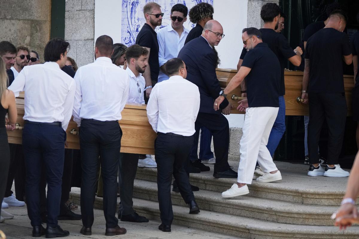 El último adiós a Diogo Jota y André Silva