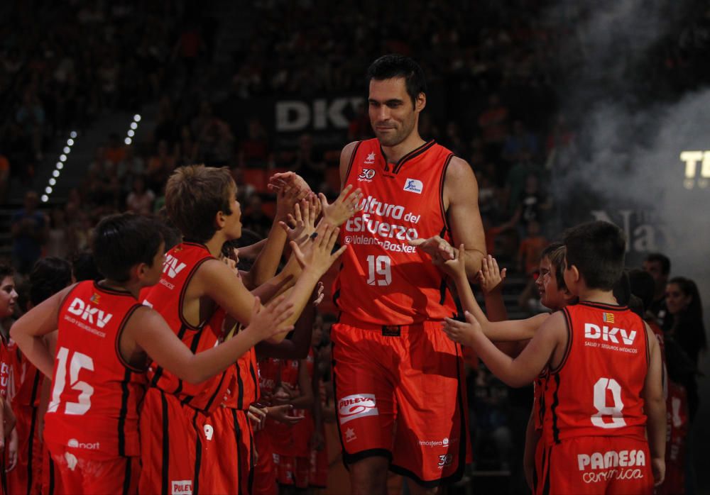 Todas las imágenes de la emotiva presentación del Valencia Basket 2016/17