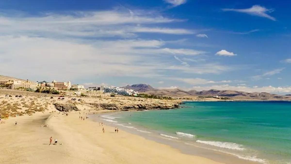 Playa de Costa Calma, en Fuerteventura.
