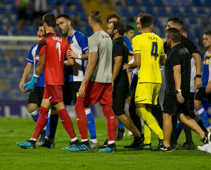 El Hércules genera dudas en su puesta de largo en el Rico Pérez al verse superado por el Villarreal B