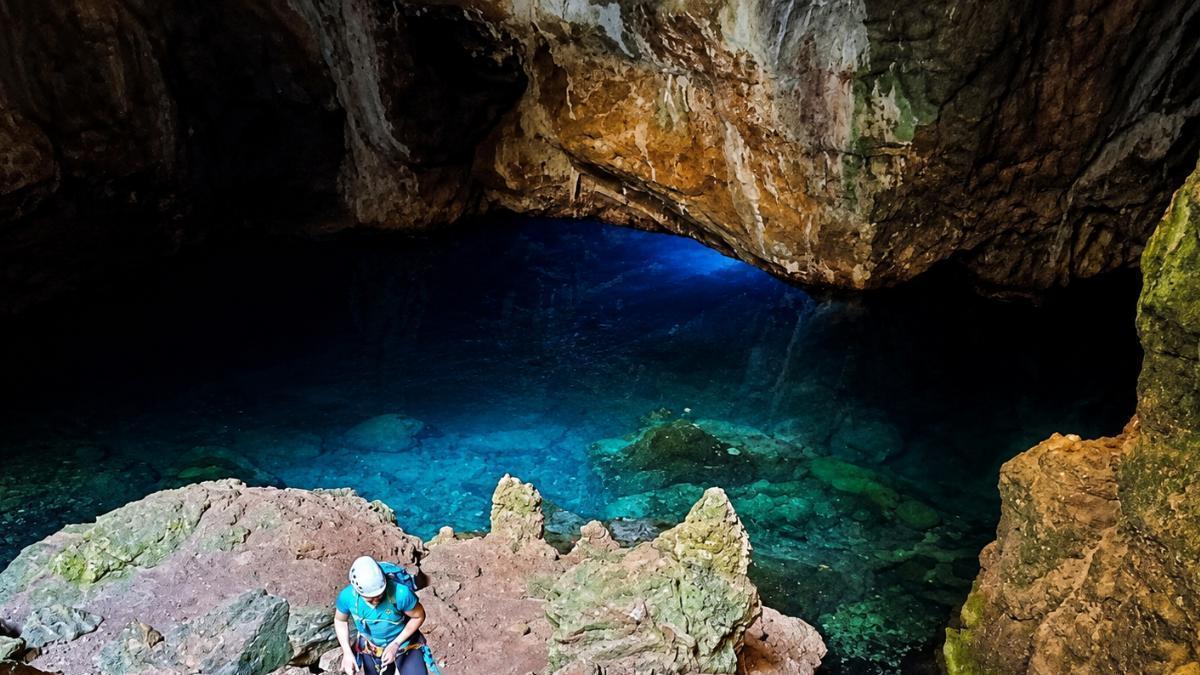 La Cueva de Neptuno, un lago azul bajo tierra al final de una de las rutas más espectaculares de la Región de Murcia