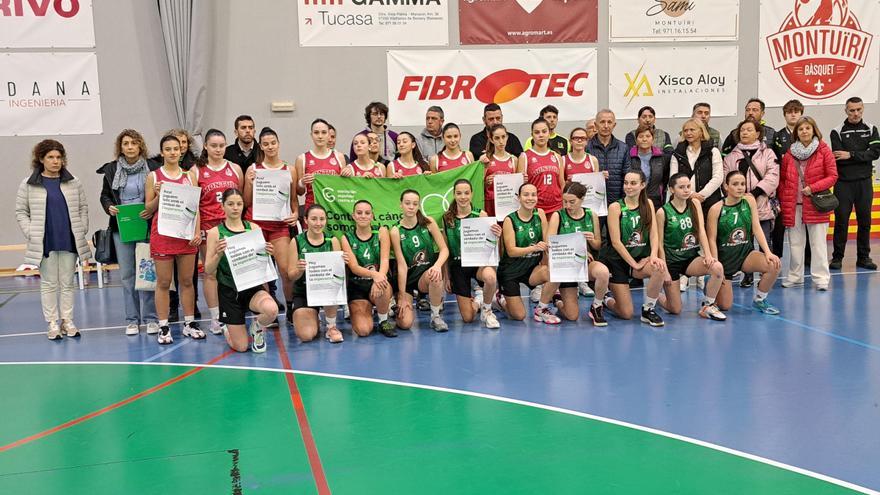 Actos contra el cáncer: Los clubes de baloncesto de Montuïri y Campos suman esfuerzos