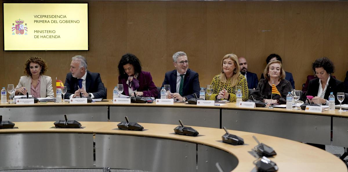 Consejo de Política Fiscal y Financiera, presidido por María Jesús Montero.