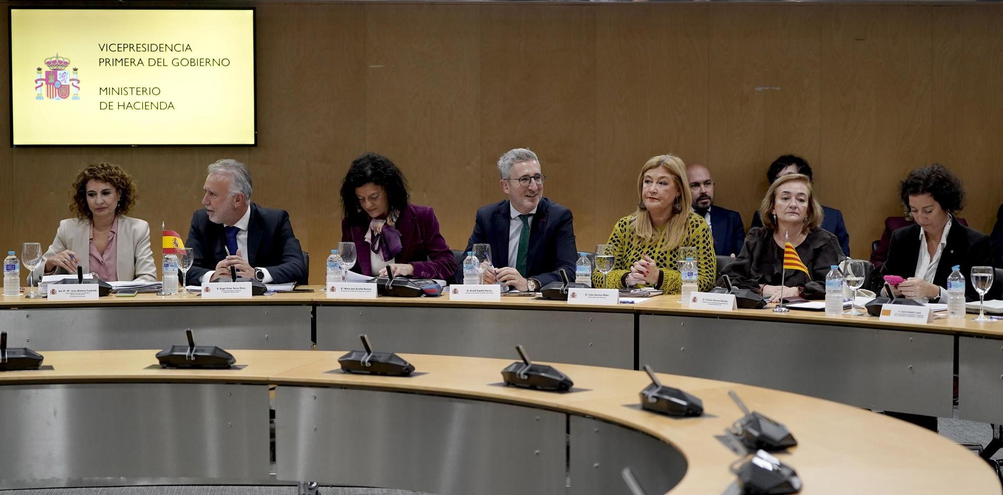 Consejo de Política Fiscal y Financiera, presidido por María Jesús Montero.