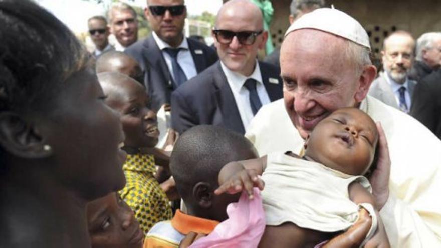 El papa Francisco, de visita en Uganda