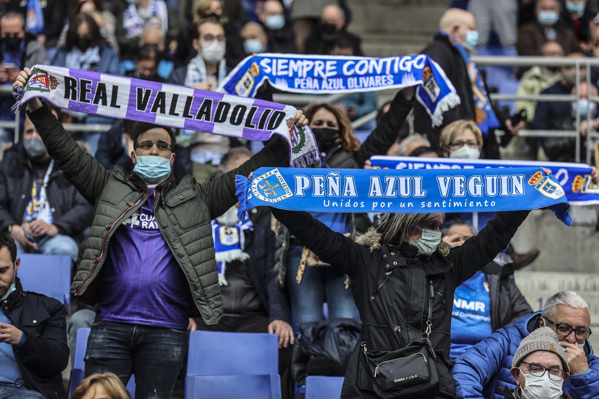 Las mejores imágenes de la victoria del Real Oviedo ante el Valladolid