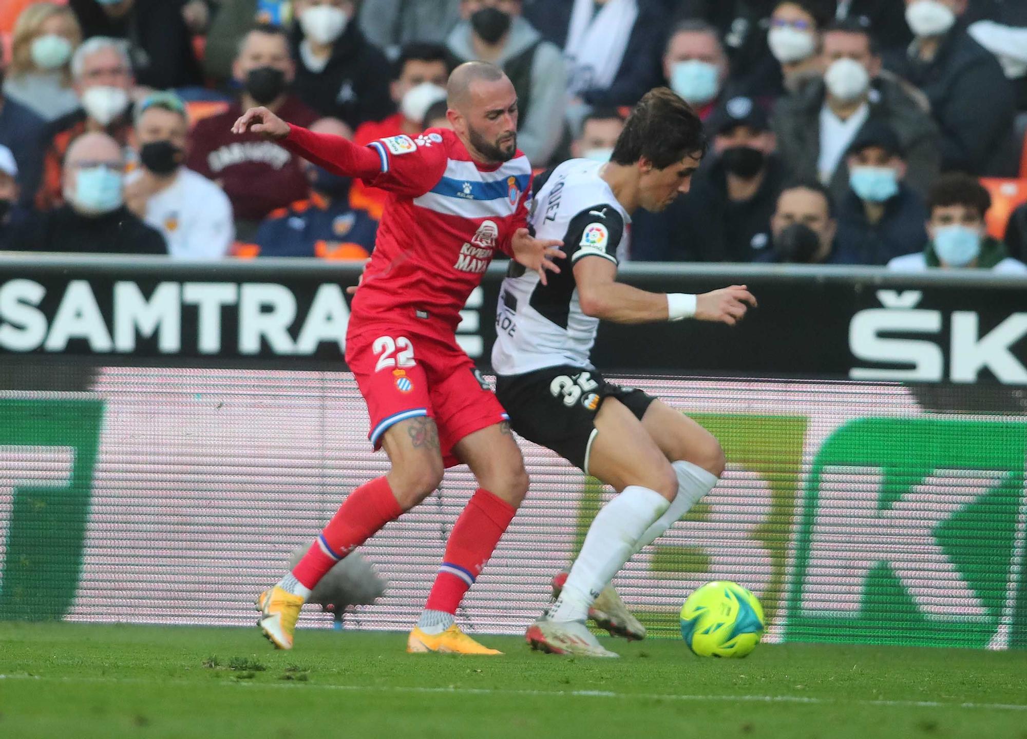 Valencia - Espanyol de la Liga Santander