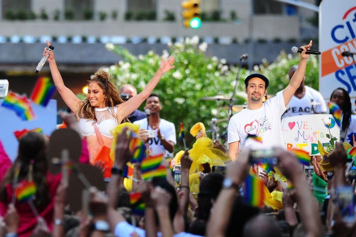 La ovación del público en el concierto de JLo y Lin-Manuel Miranda en Nueva York