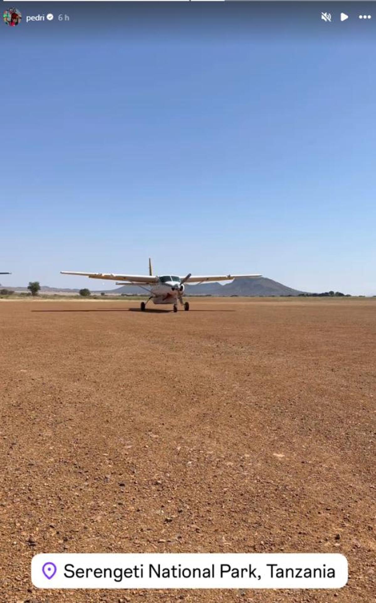 Historia de Instagram de Pedi en Tanzania.