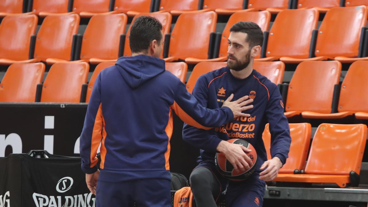 Joan Sastre, durante un entrenamiento esta temporada.