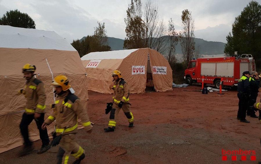 Un tren descarrila a Vacarisses