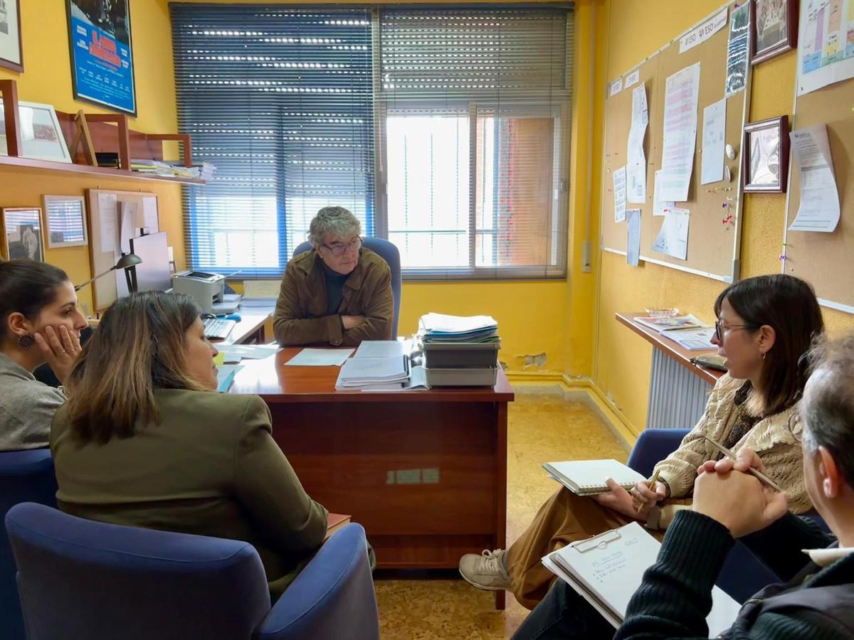 Visita al IES León Felipe de Benavente.