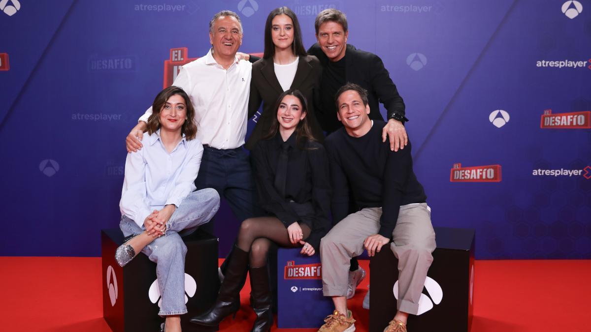 Los concursantes de la quinta edición de 'El desafío' en la presentación del concurso, a la que faltaron Feliciano López y Genoveva Casanova