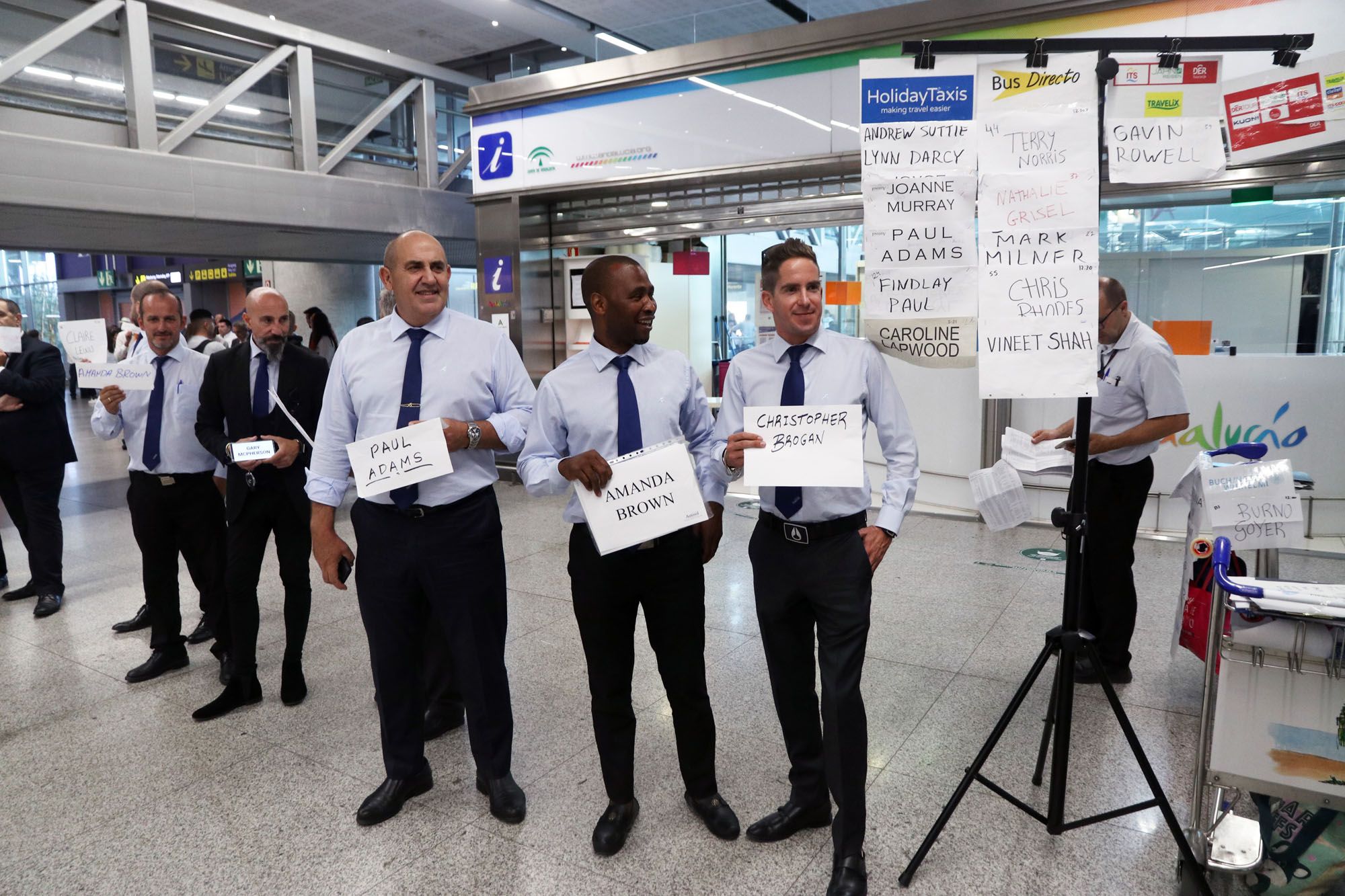 Protesta de los tripulantes de cabina de Ryanair.