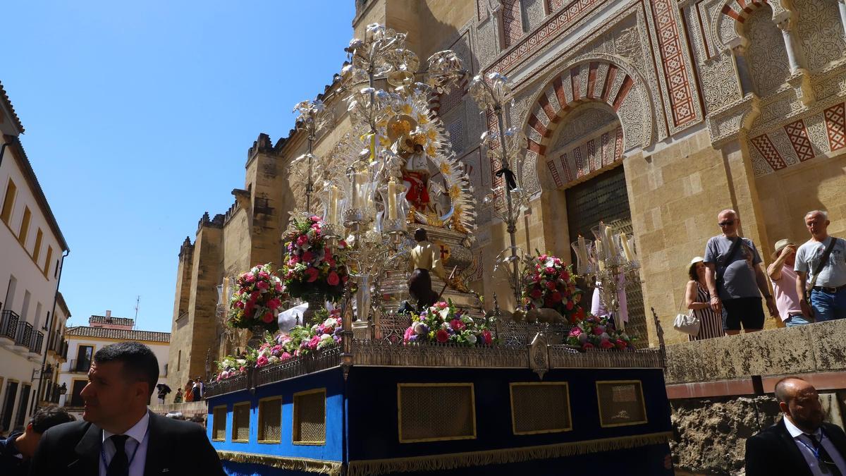Procesión de la Virgen de la Cabeza en Córdoba, el pasado 2023.