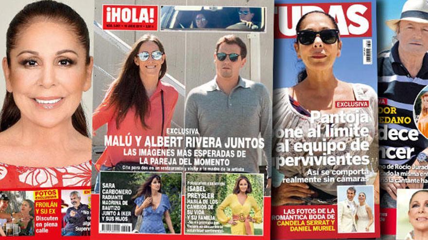 Las portadas de la prensa rosa.