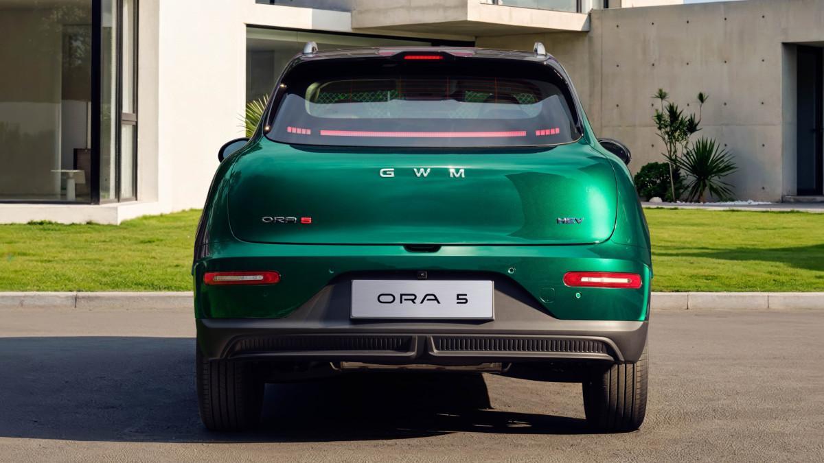 Trasera del GWM ORA 5