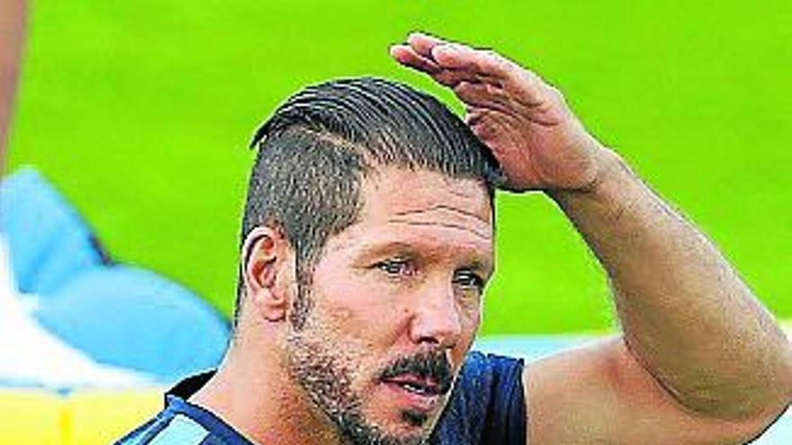 Simeone vuelve hoy al banquillo.