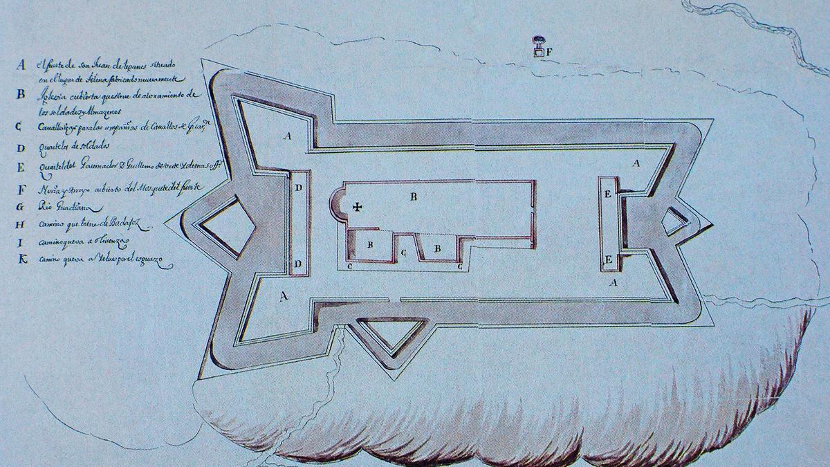 Fuerte de Telena en 1645.