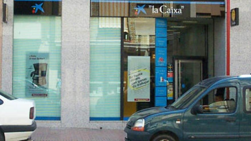 Una sucursal de La Caixa.