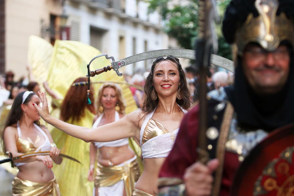 Cabalgata histórica en el Centro de Málaga