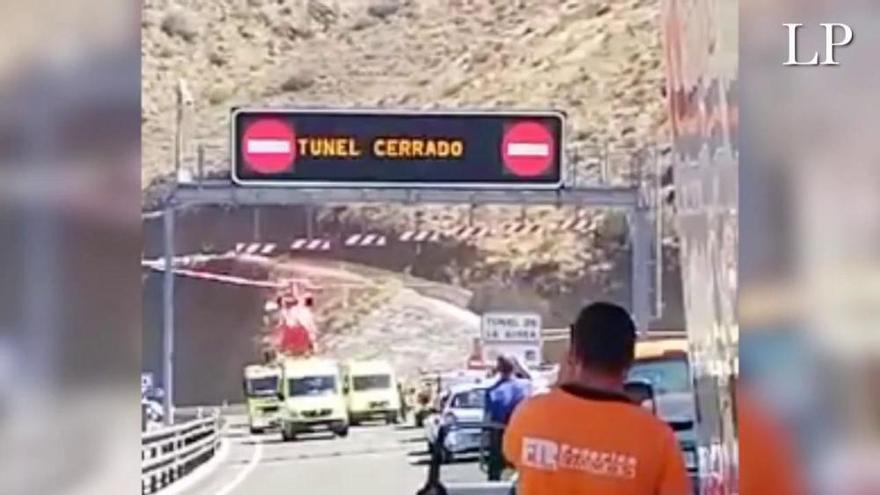 Atropello mortal en el túnel de La Aldea